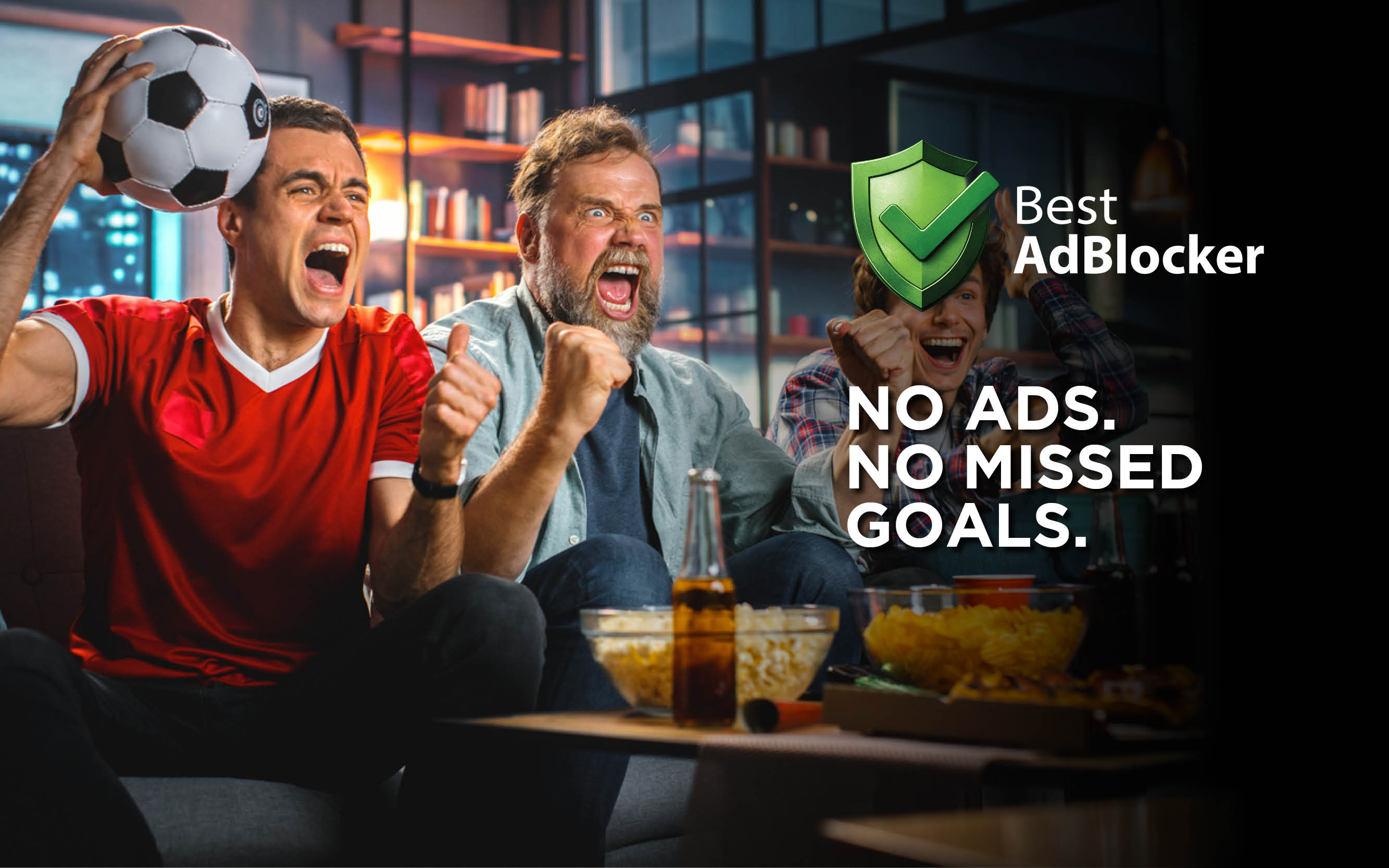 Best AdBlocker for sports - No ads, no missed goals. Stream sports without ad breaks.